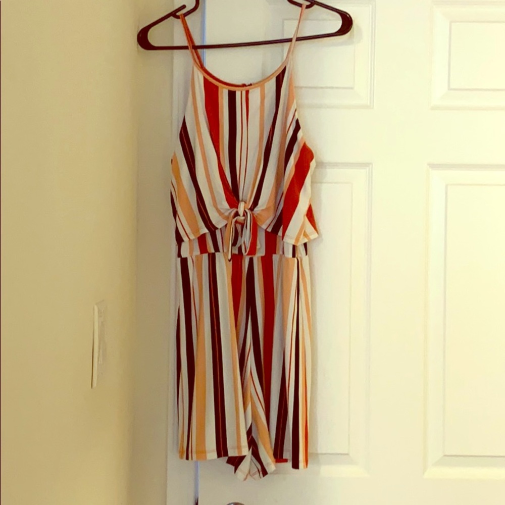 Stripped romper